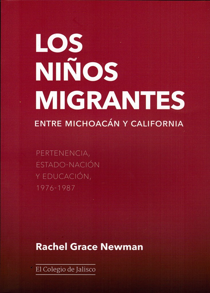 The cover of my book published by El Colegio de Jalisco.